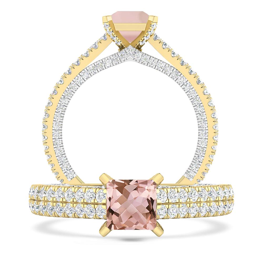 Yellow Gold - Morganite