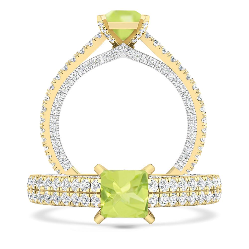 Yellow Gold - Peridot