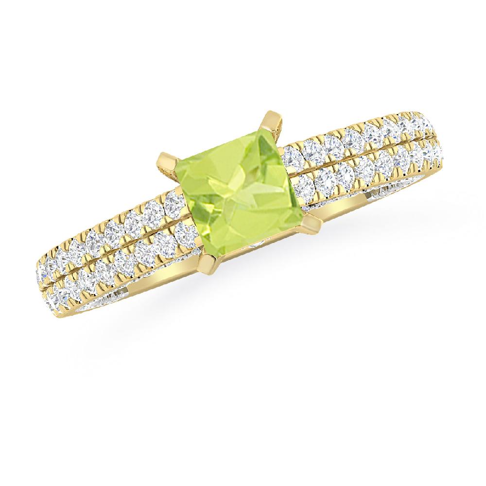 Yellow Gold - Peridot