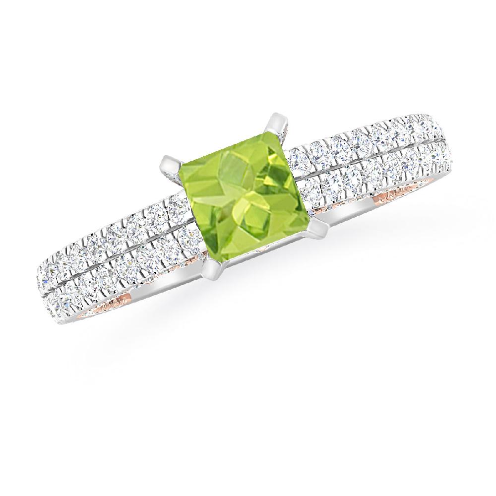 White Gold - Peridot