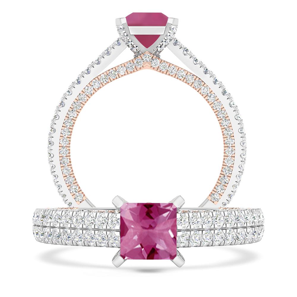 White Gold - Pink Tourmaline