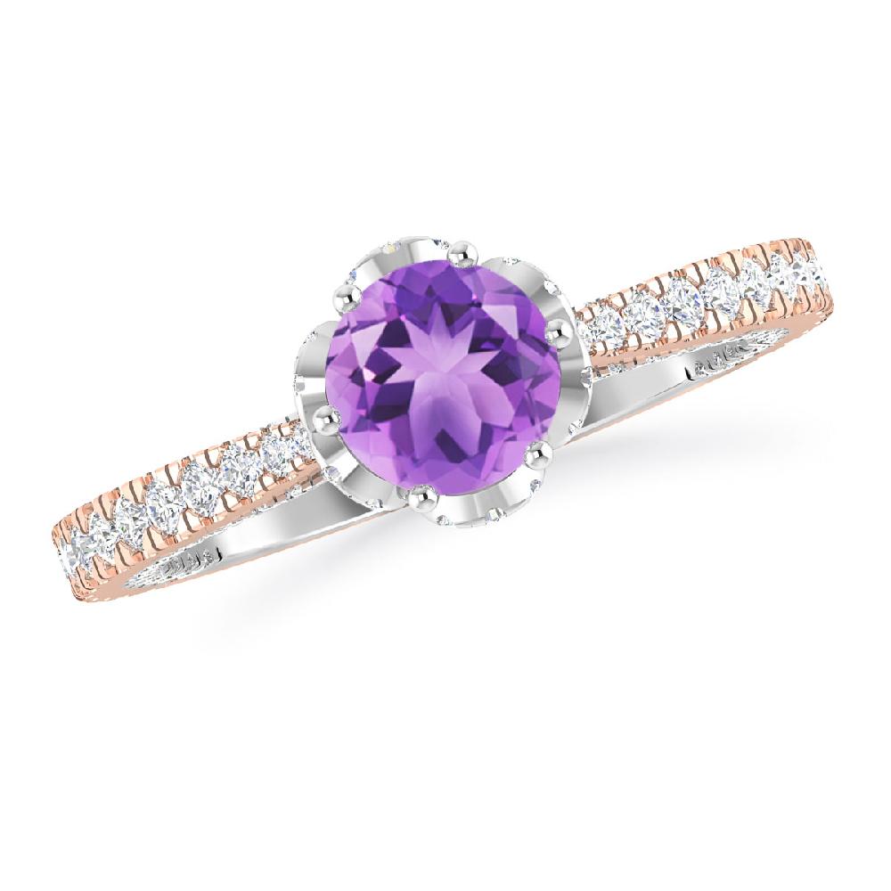 Rose Gold - Amethyst