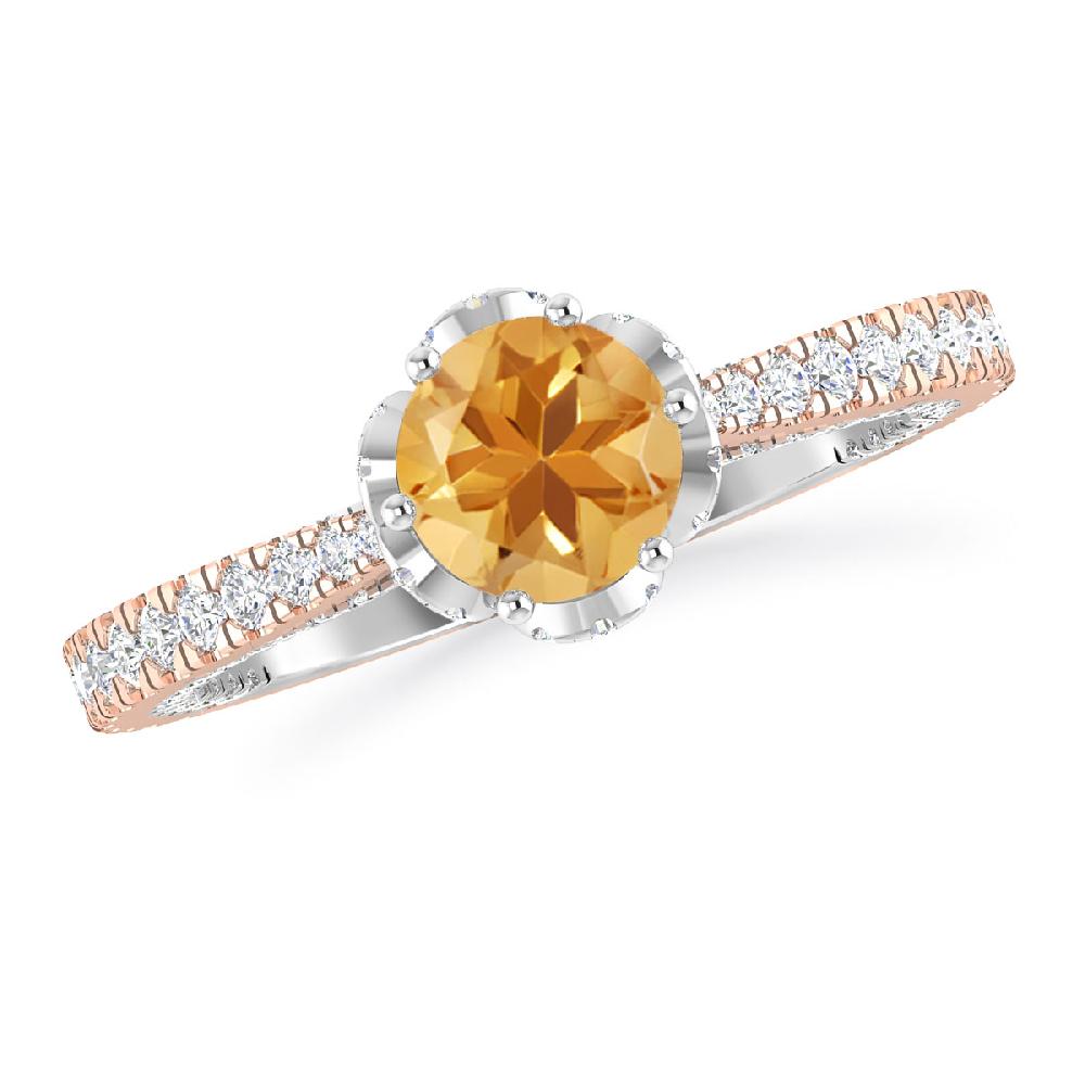 Rose Gold - Citrine