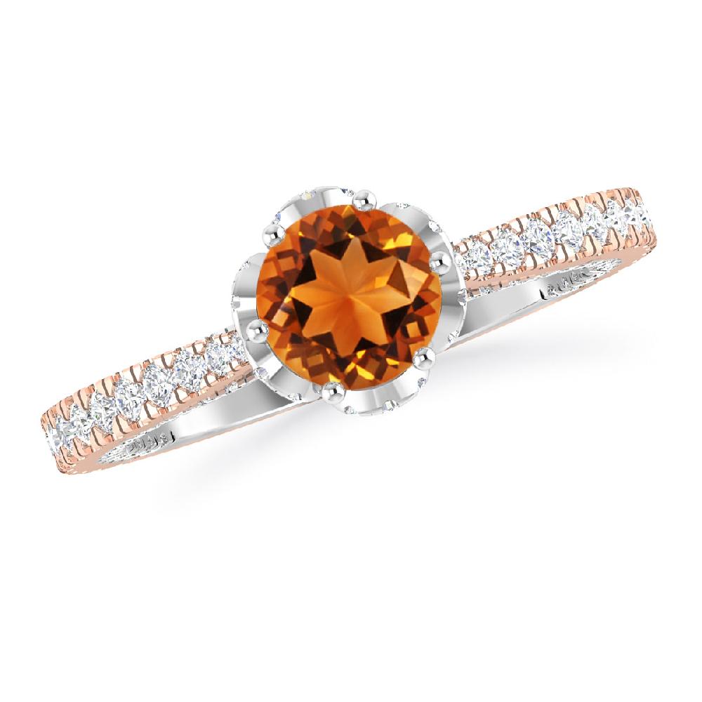 Rose Gold - Citrine