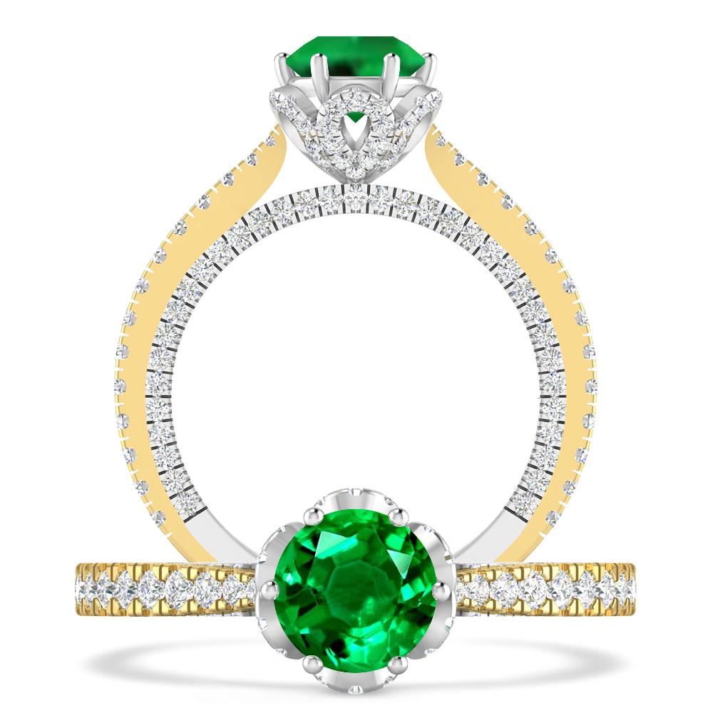 Yellow Gold - Emerald