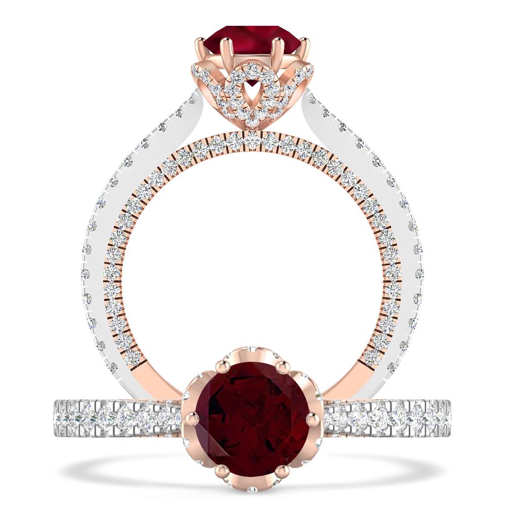 White Gold - Garnet