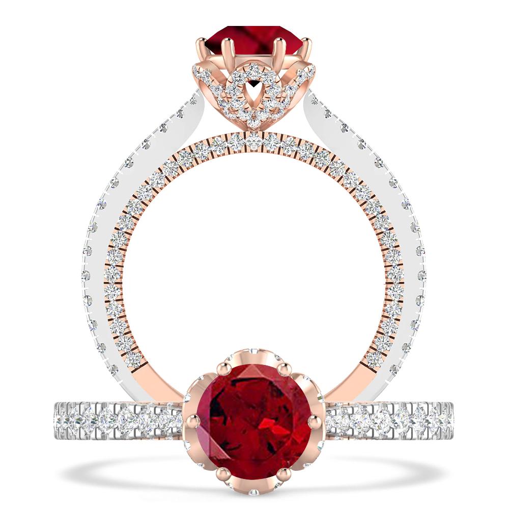 White Gold - Garnet