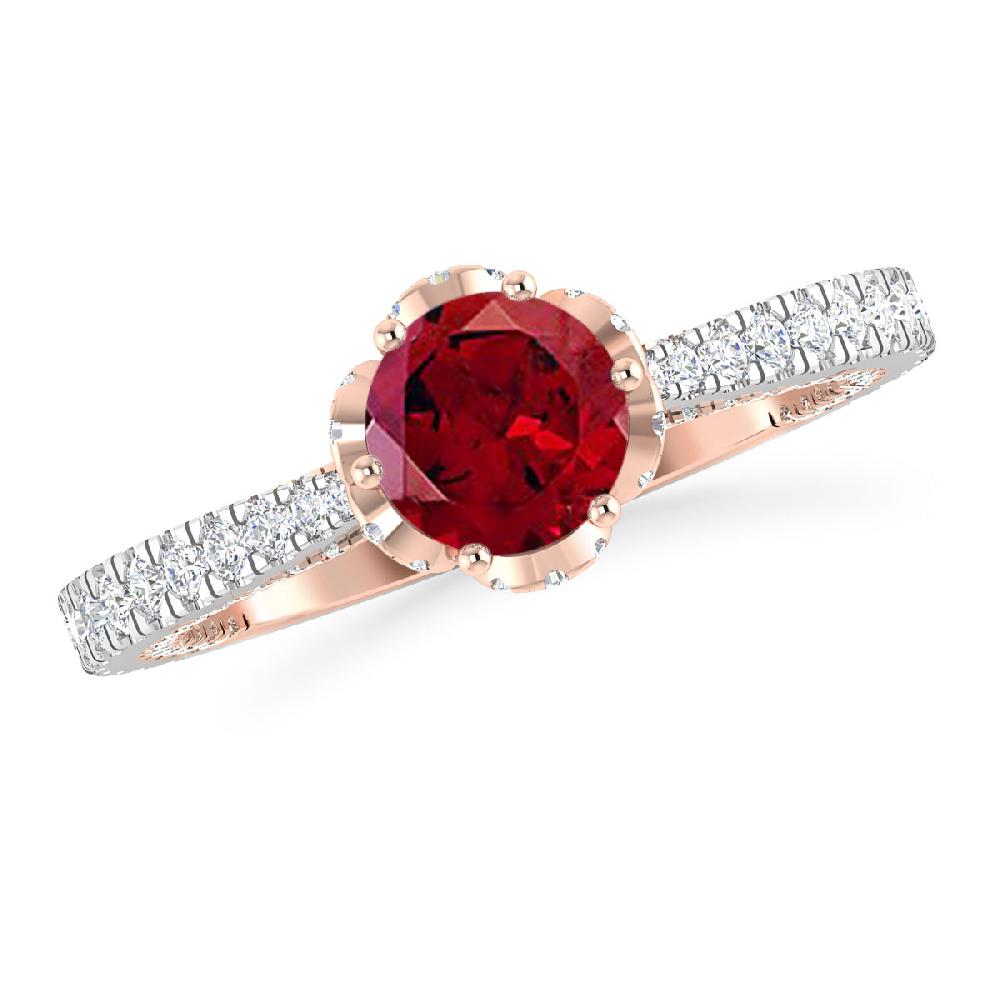 White Gold - Garnet