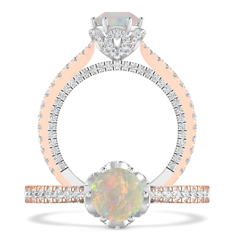 Rose Gold - Opal