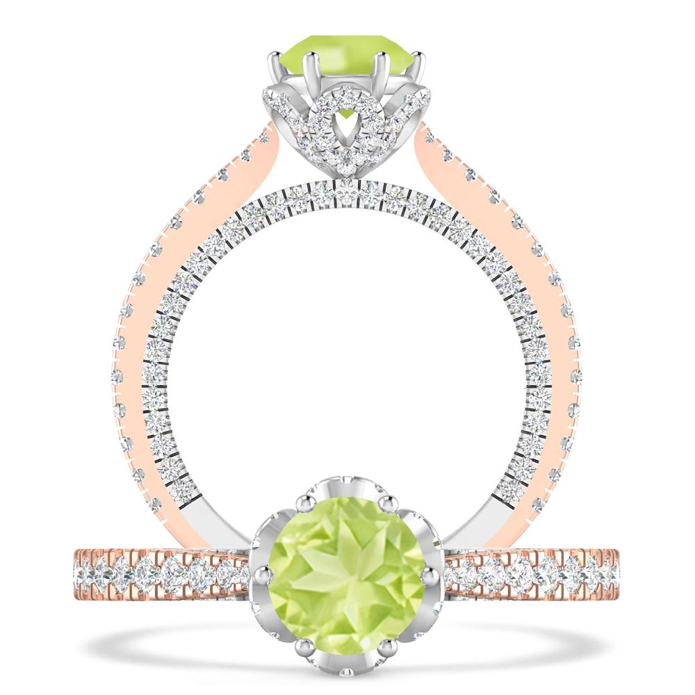 Rose Gold - Peridot