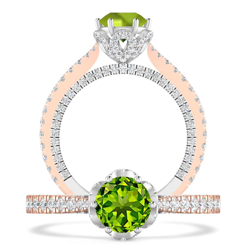 Rose Gold - Peridot