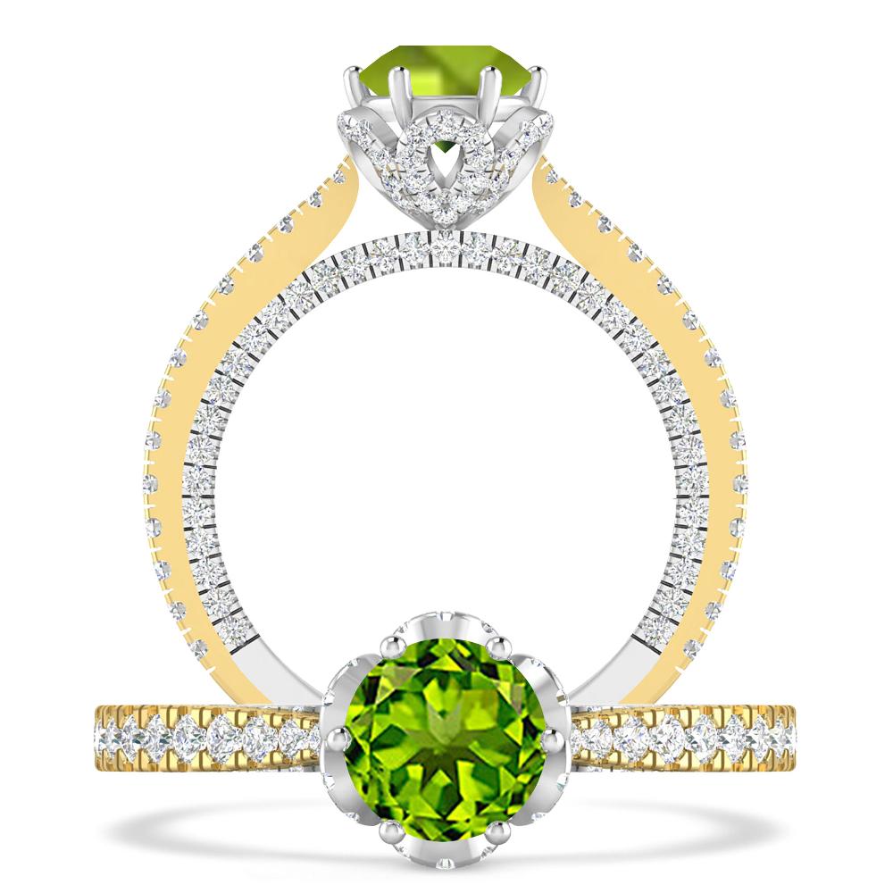 Yellow Gold - Peridot