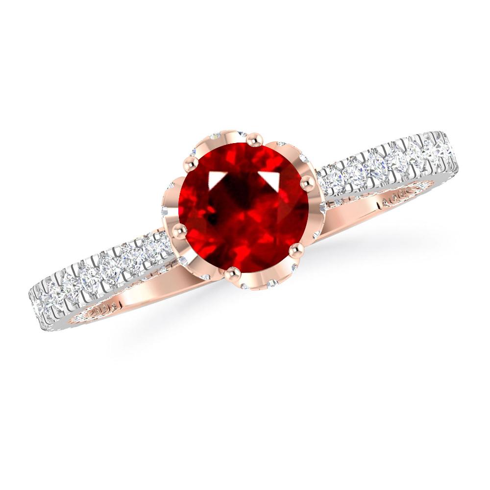 White Gold - Ruby