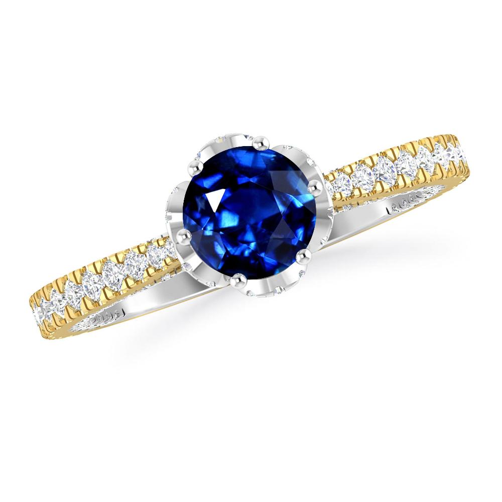 Yellow Gold - Sapphire