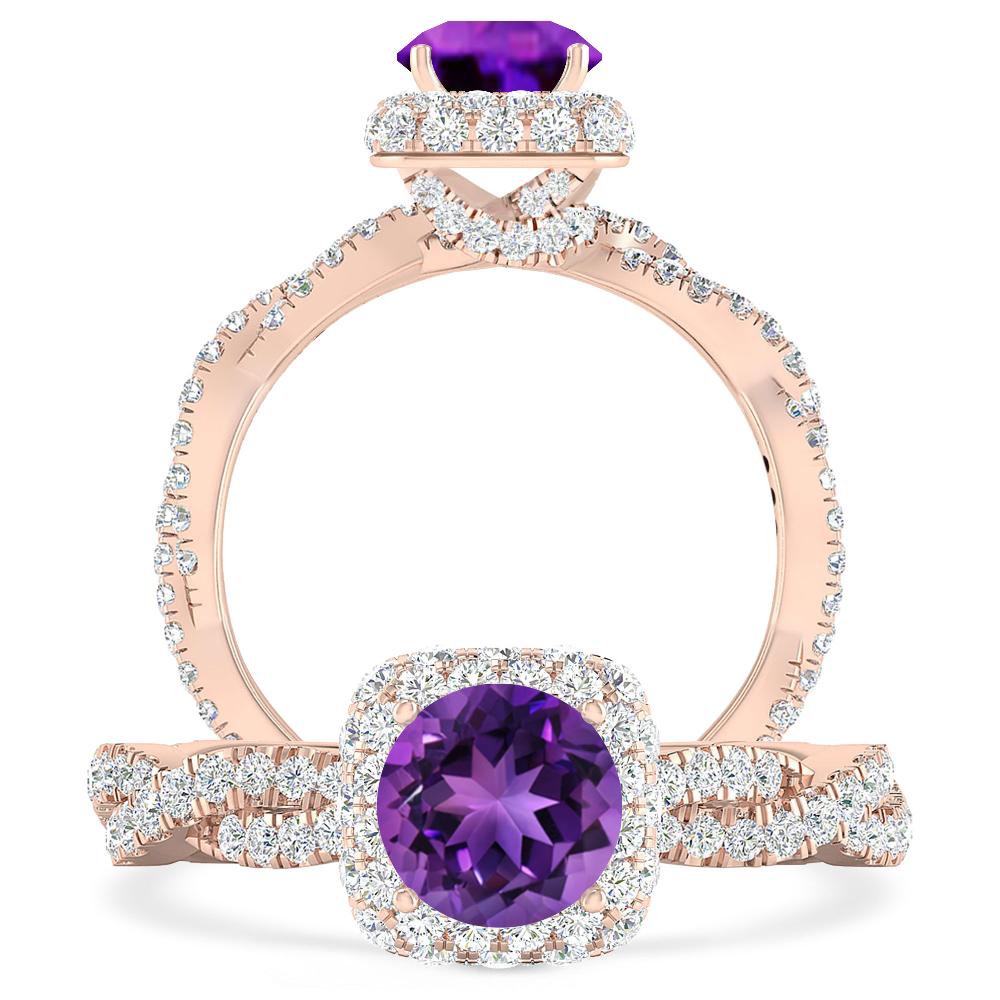 Rose Gold - Amethyst