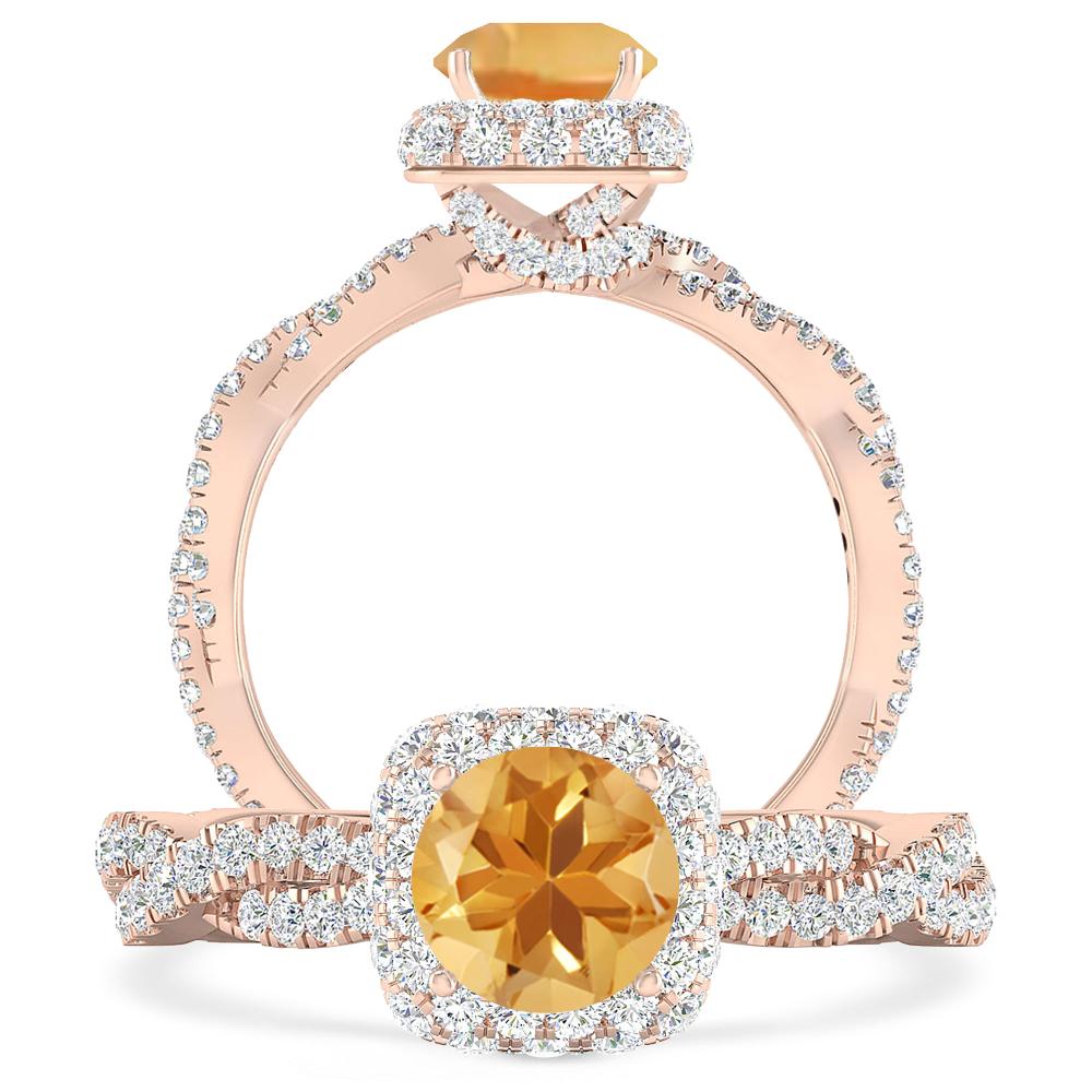 Rose Gold - Citrine