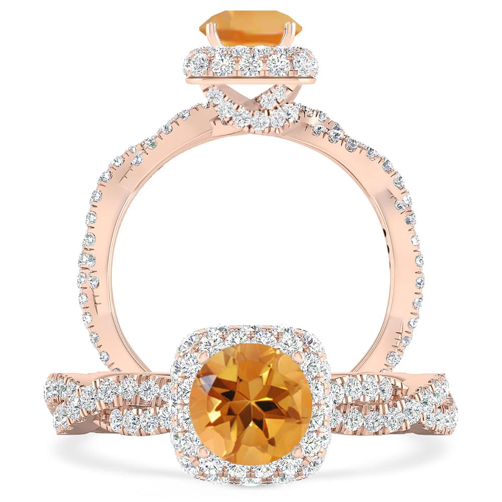 Rose Gold - Citrine