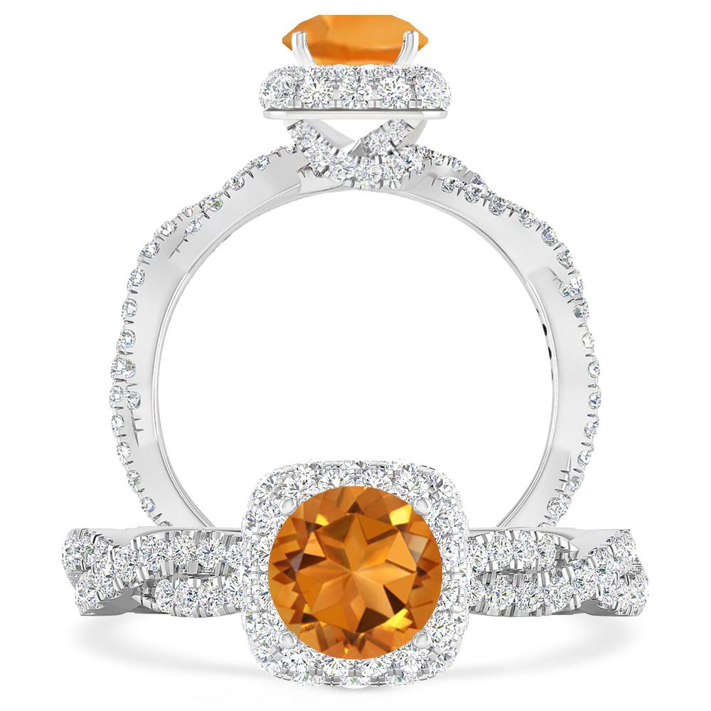 White Gold - Citrine