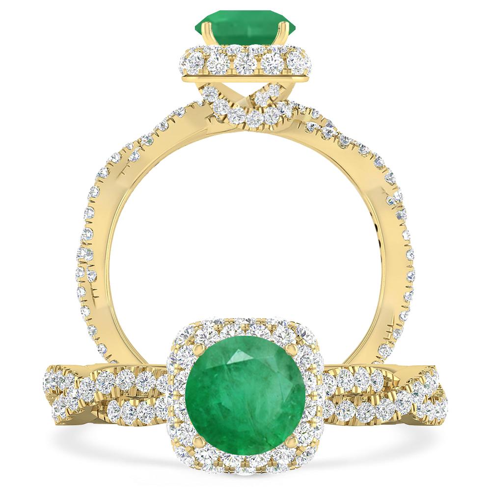 Yellow Gold - Emerald