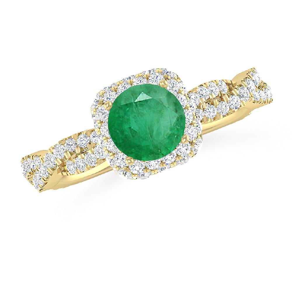 Yellow Gold - Emerald