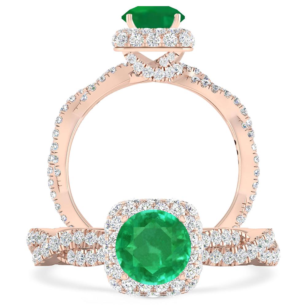 Rose Gold - Emerald