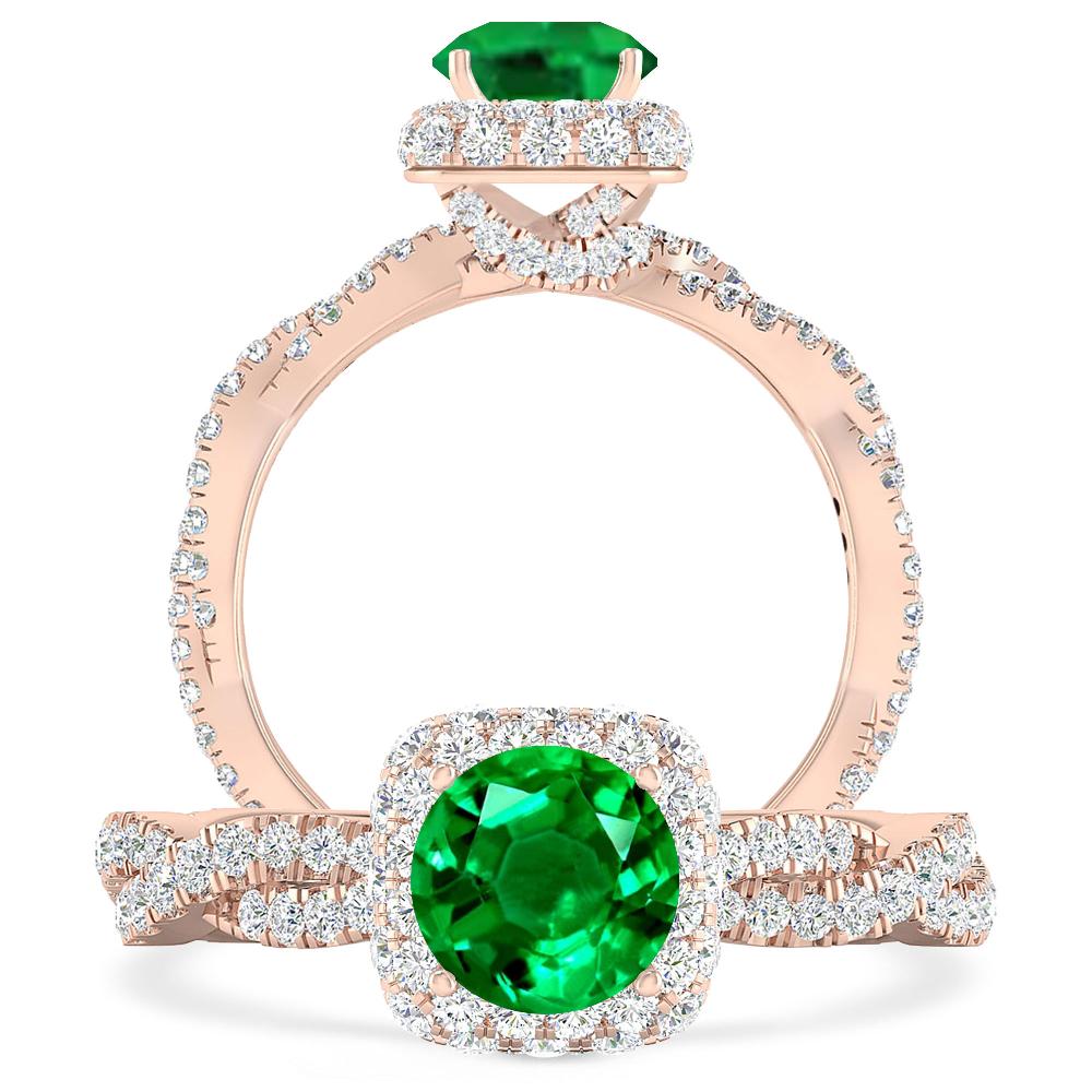 Rose Gold - Emerald