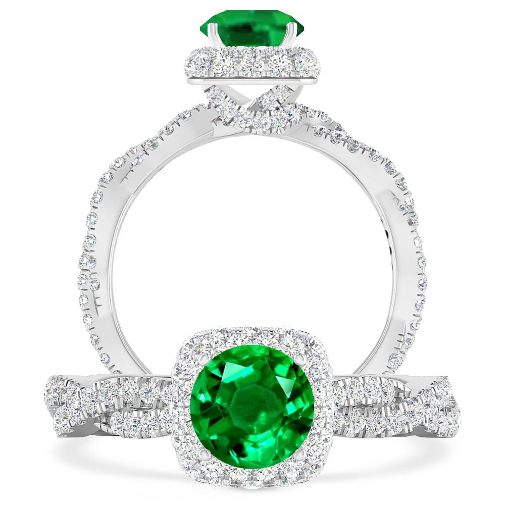 White Gold - Emerald