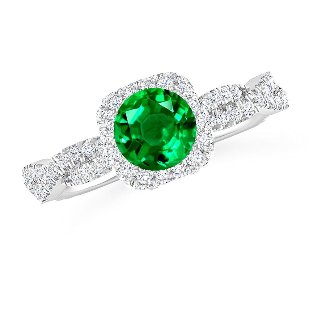 White Gold - Emerald