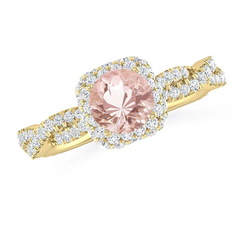 Yellow Gold - Morganite