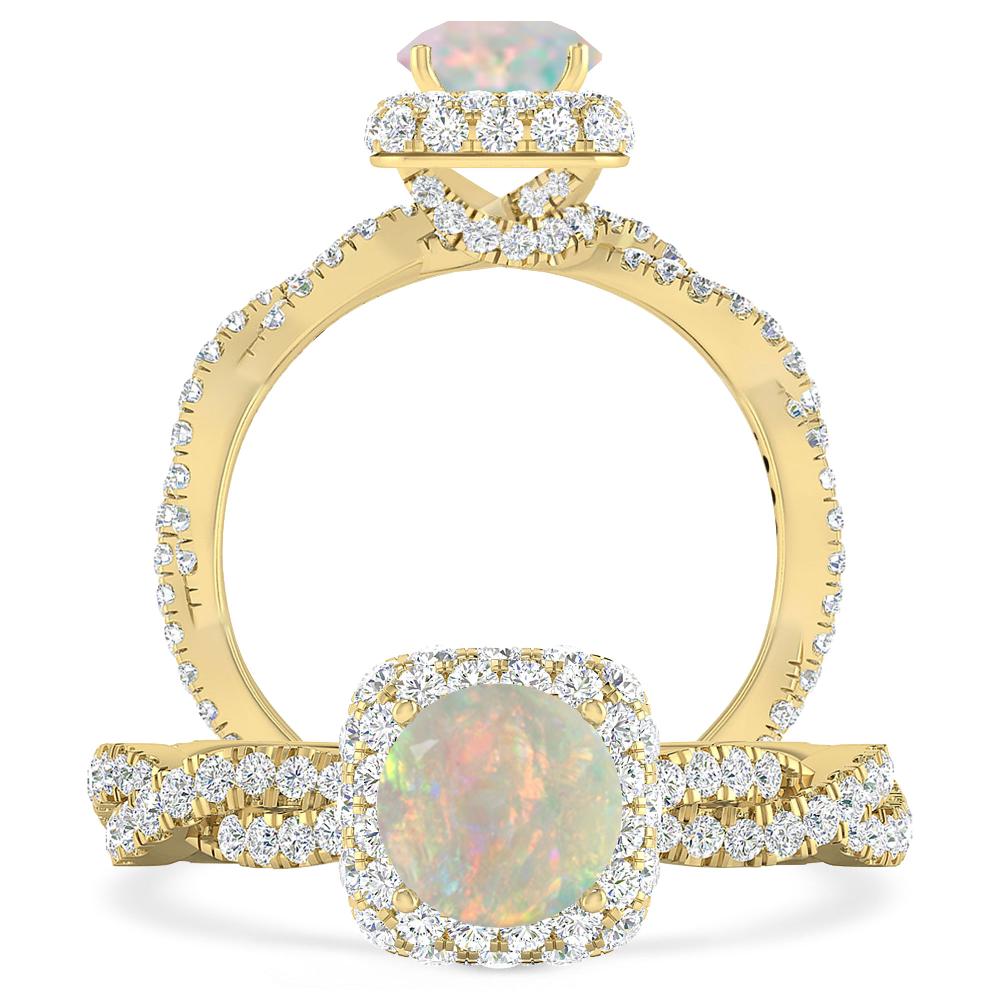 Yellow Gold - Opal