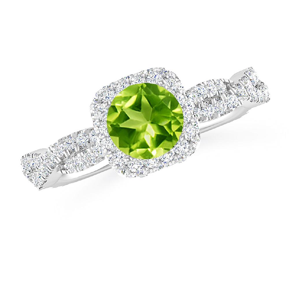 White Gold - Peridot