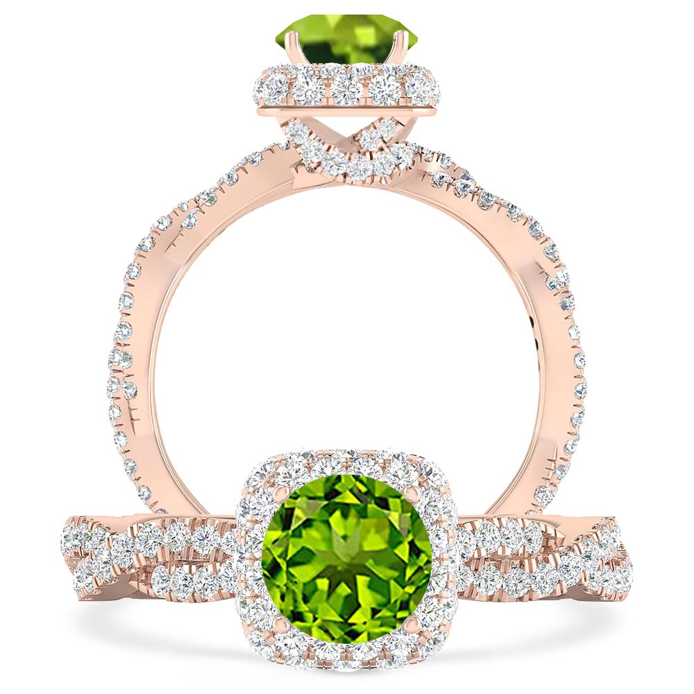 Rose Gold - Peridot