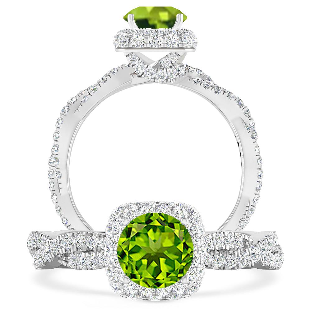 White Gold - Peridot