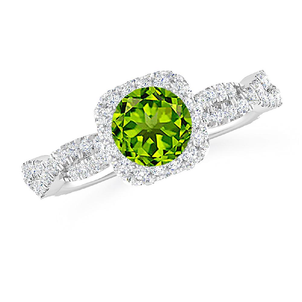 White Gold - Peridot