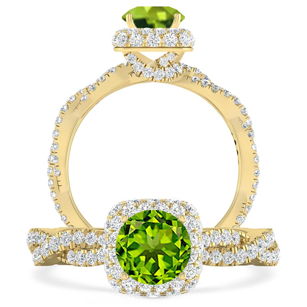 Yellow Gold - Peridot