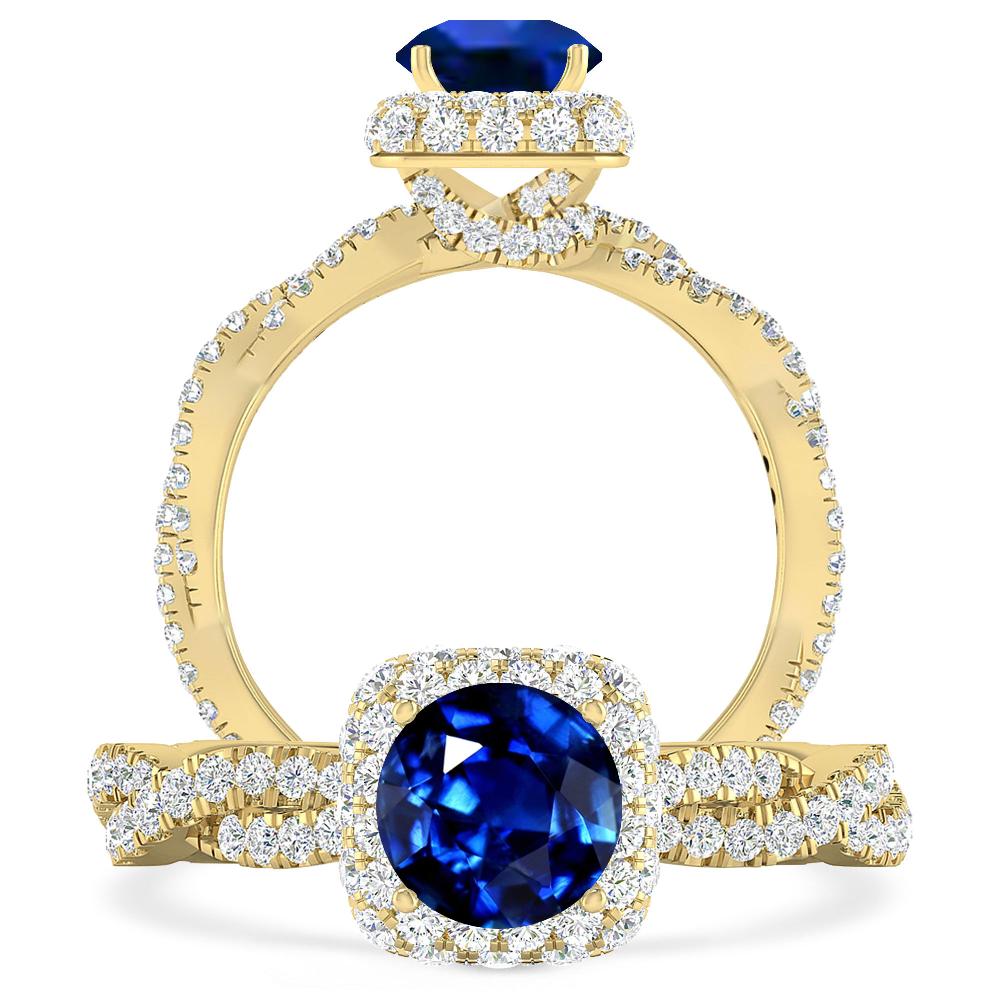 Yellow Gold - Sapphire