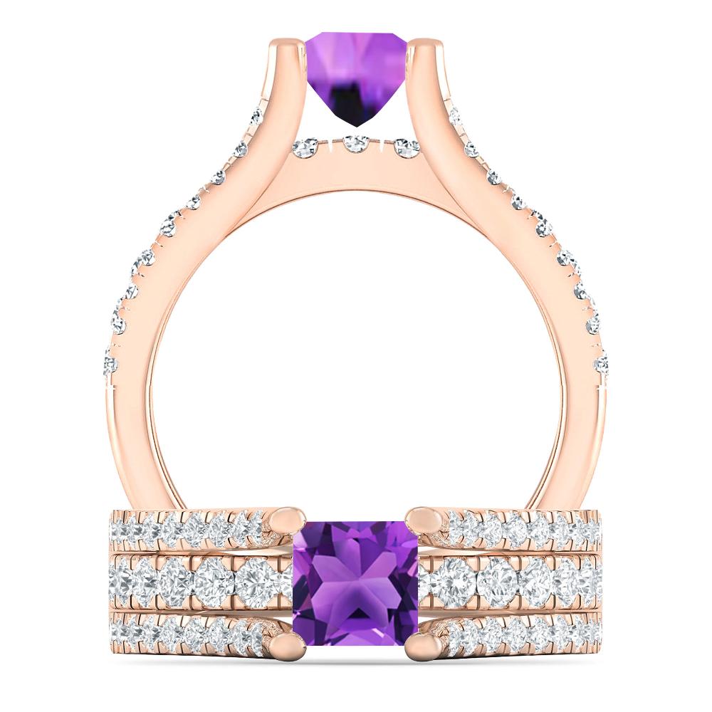 Rose Gold - Amethyst