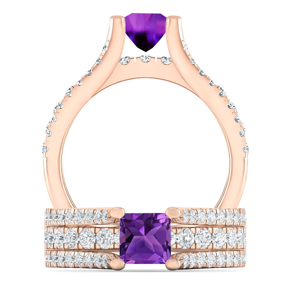 Rose Gold - Amethyst