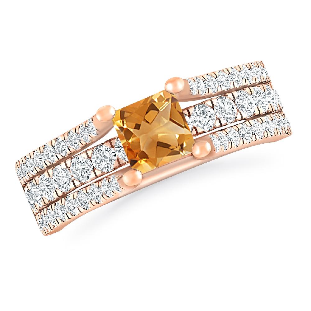 Rose Gold - Citrine