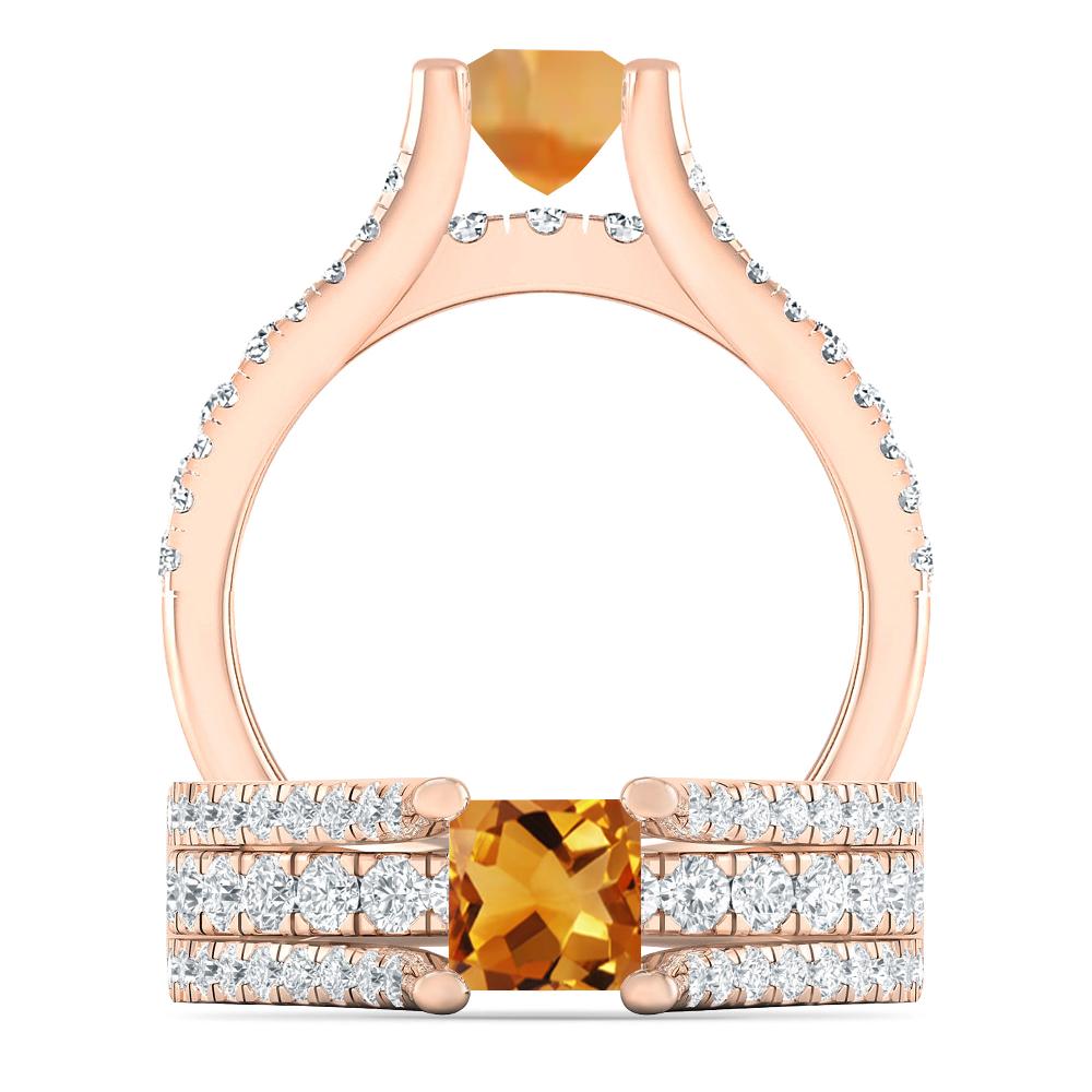 Rose Gold - Citrine