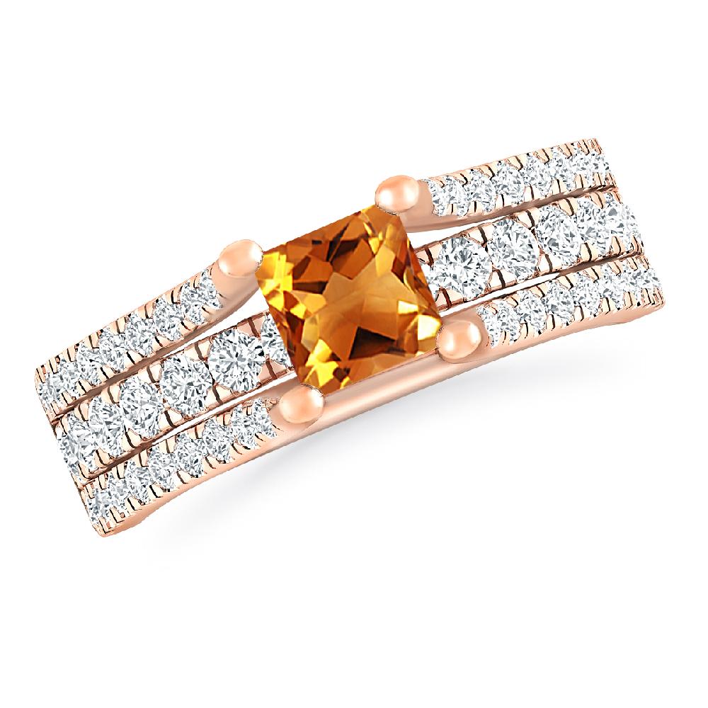 Rose Gold - Citrine