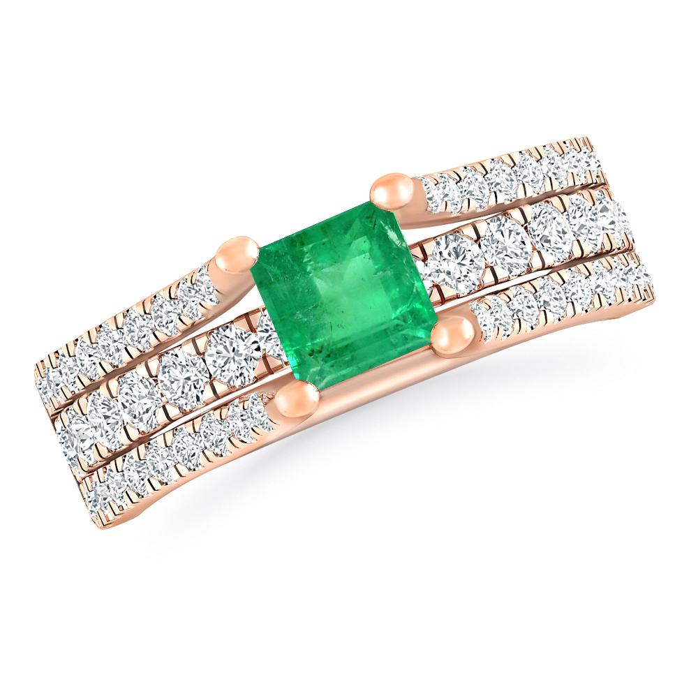 Rose Gold - Emerald