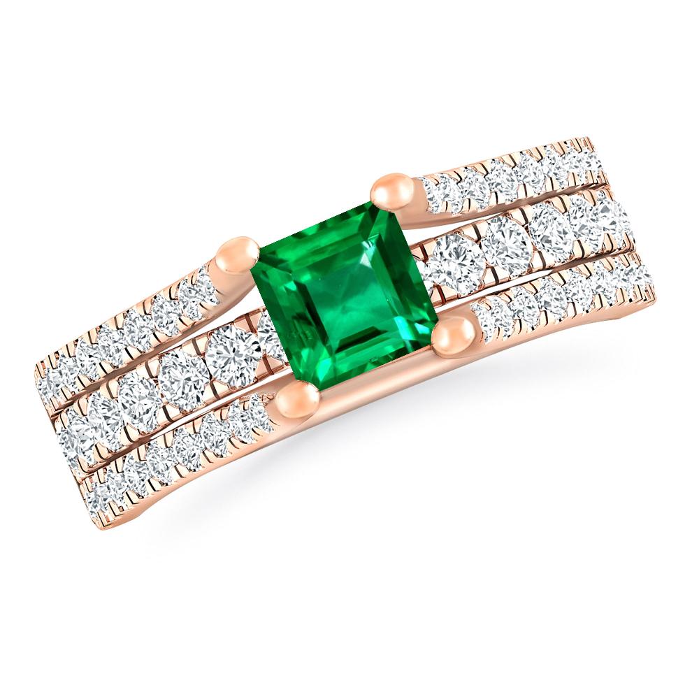 Rose Gold - Emerald