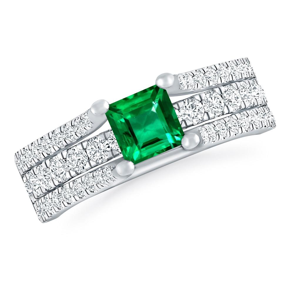 White Gold - Emerald