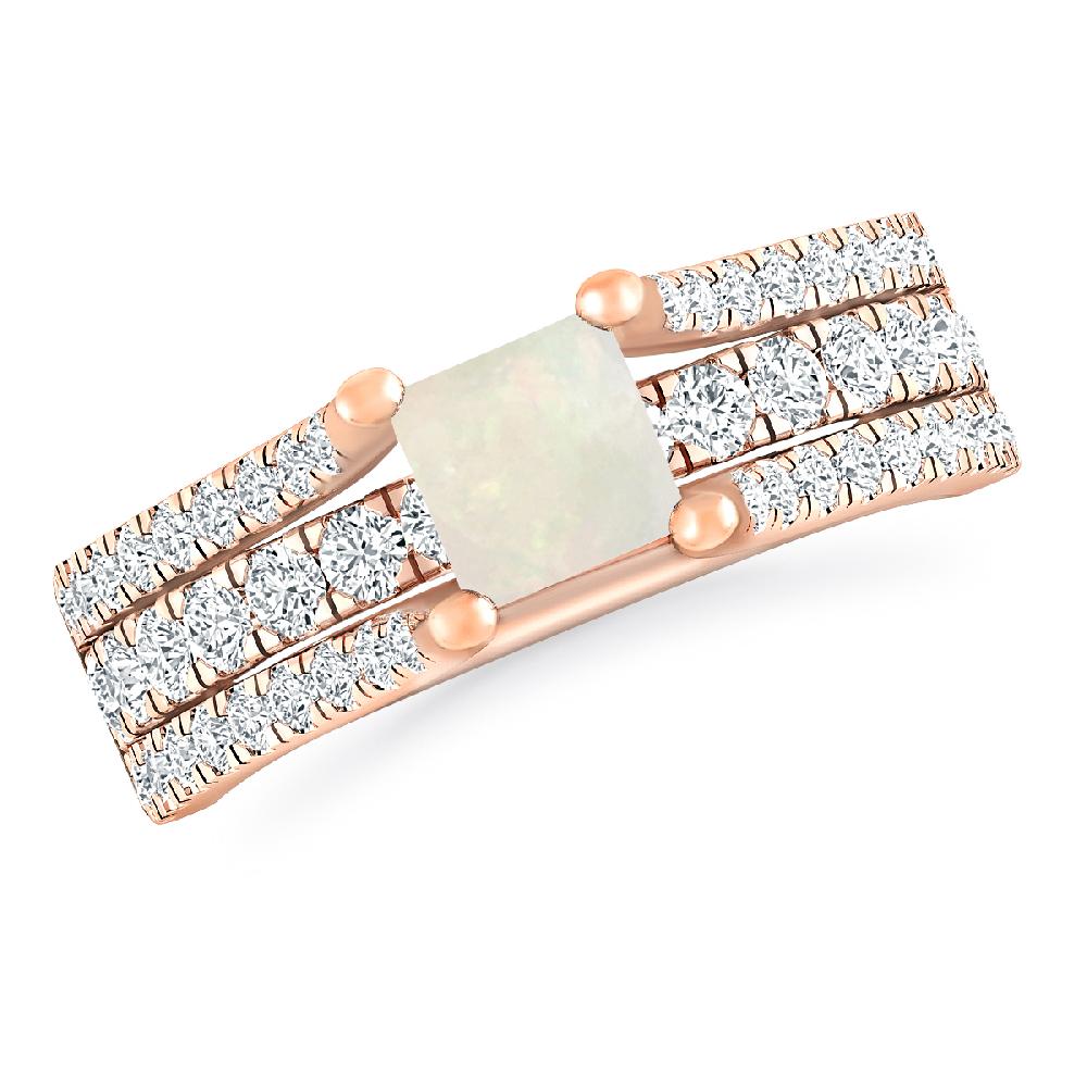 Rose Gold - Opal