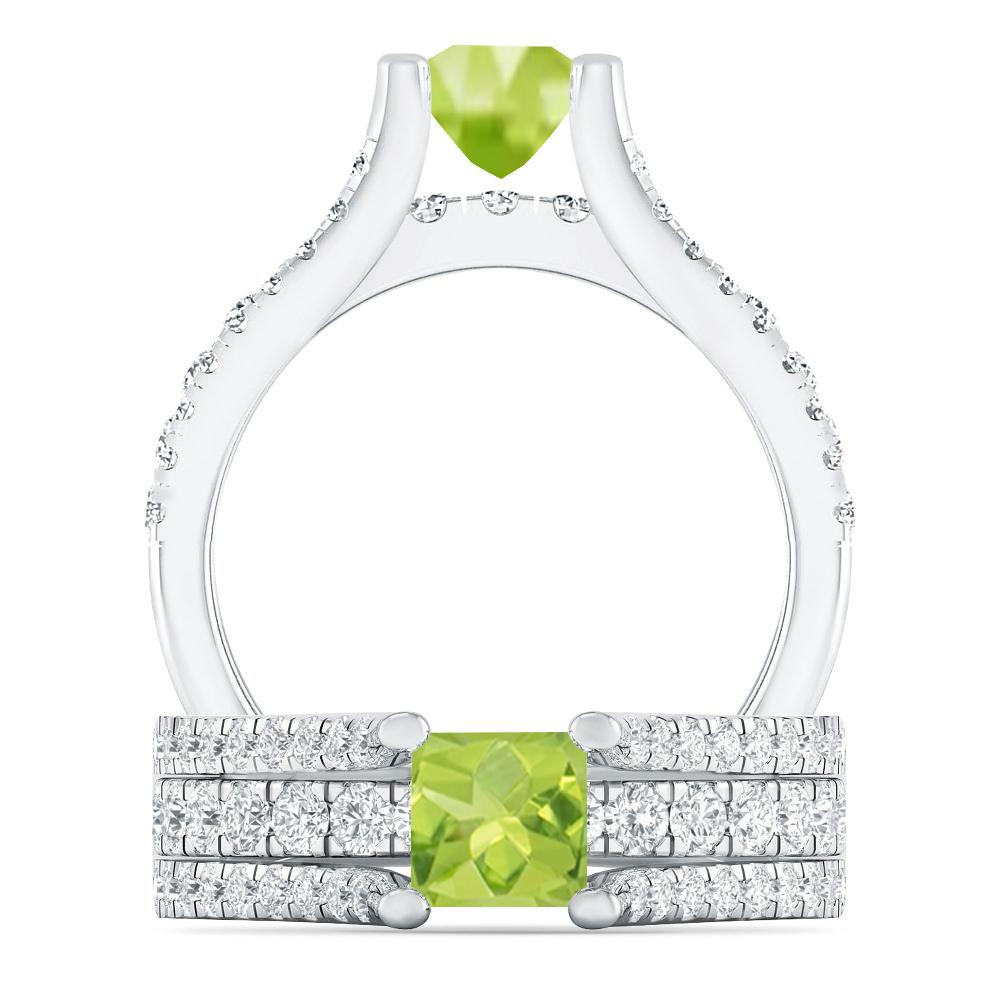 White Gold - Peridot