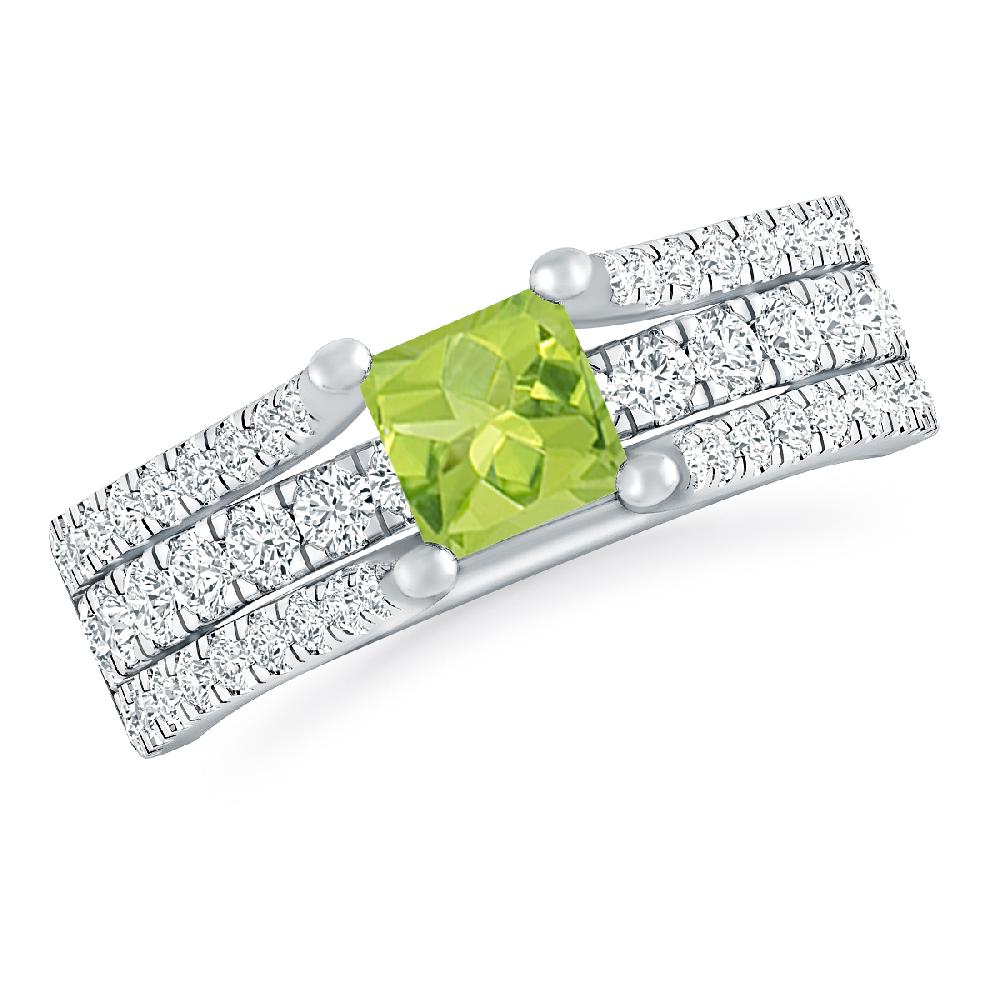 White Gold - Peridot