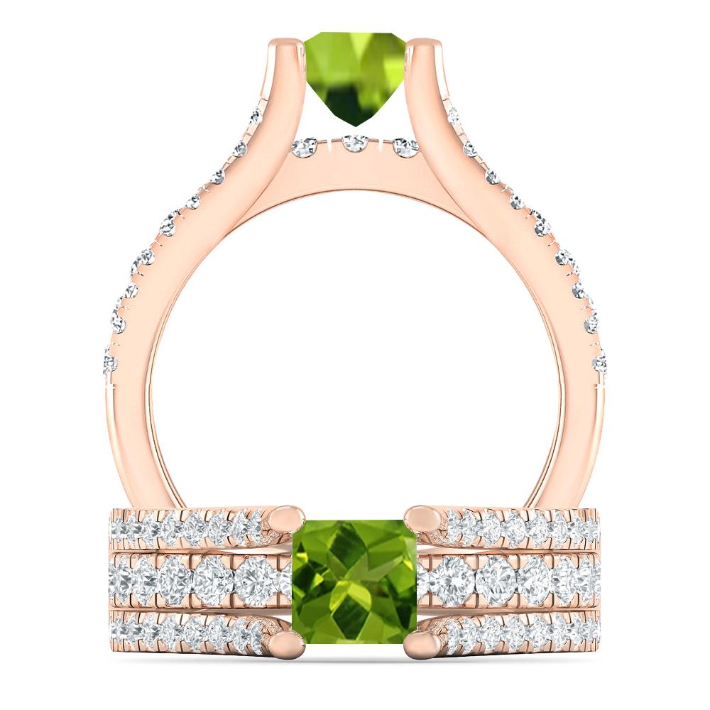 Rose Gold - Peridot