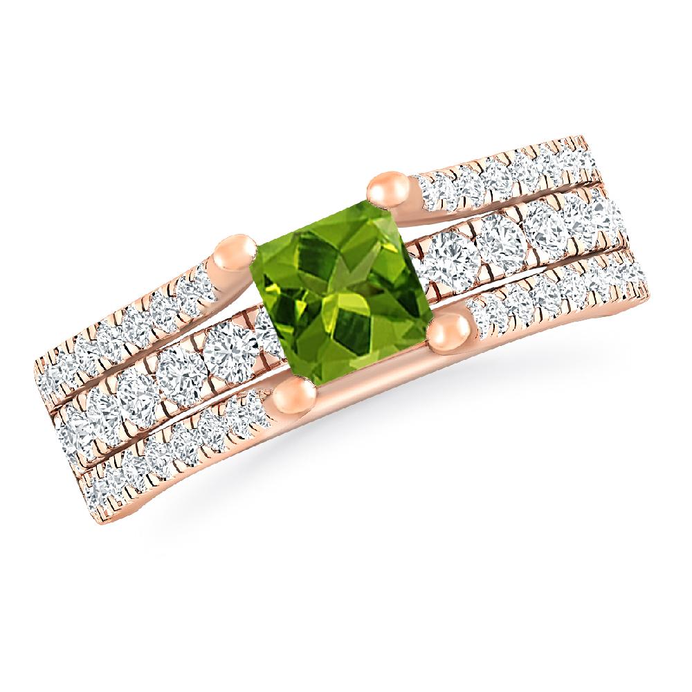 Rose Gold - Peridot