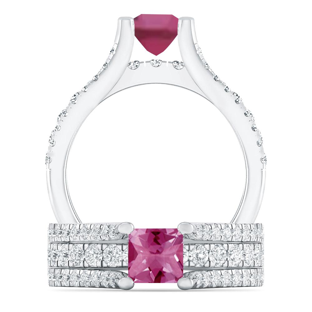 White Gold - Pink Tourmaline